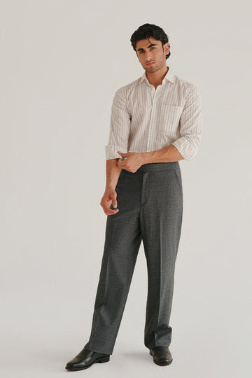 White Striped Shirt